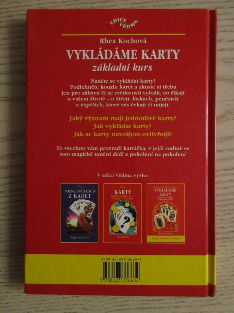 VYKLÁDÁME KARTY, ZÁKLADNÍ KURS, RHEA KOCHOVÁ **an 