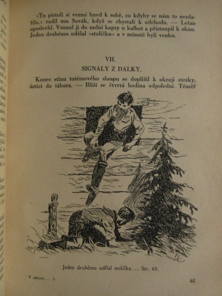 V TÁBOŘE POD MALNOVOU HOROU, FRANTIŠEK LEV, 1947, **an