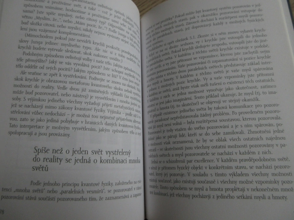 OD MYSLI  HMOTNĚ: NOVÁ ALCHYMIE VĚDY A DUCHA, FRED ALAN WOLF, **an