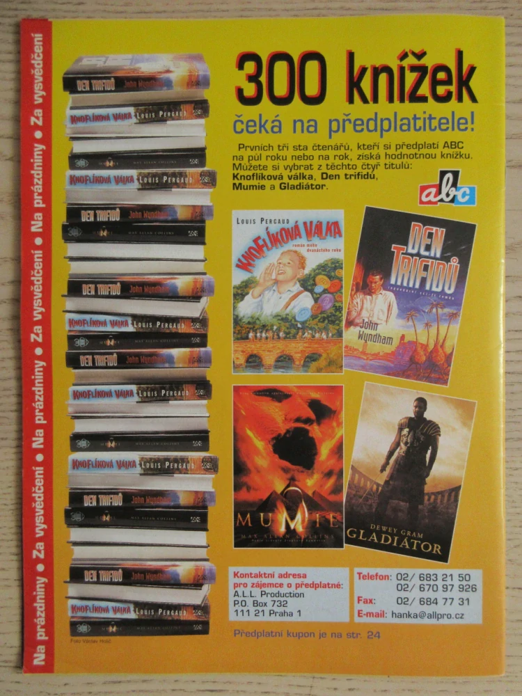 ABC, 13/2000, KOMPLETNÍ DÉČKA, PONORKA
