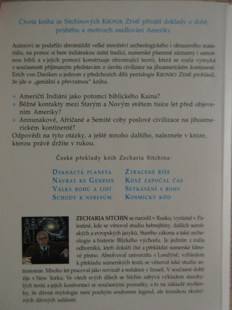 ZTRACENÉ ŘÍŠE, ZECHARIA SITCHIN, **an