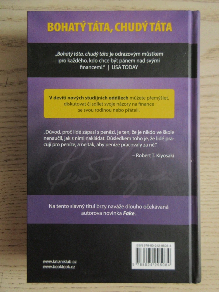 BOHATÝ TÁTA, CHUDÝ TÁTA, ROBERT T. KIYOSAKI, **an