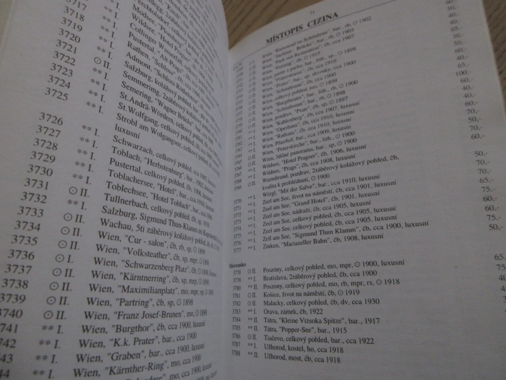 7. AUKCE POHLEDNIC A LITHOGRAFICKÝCH TISKŮ, **an