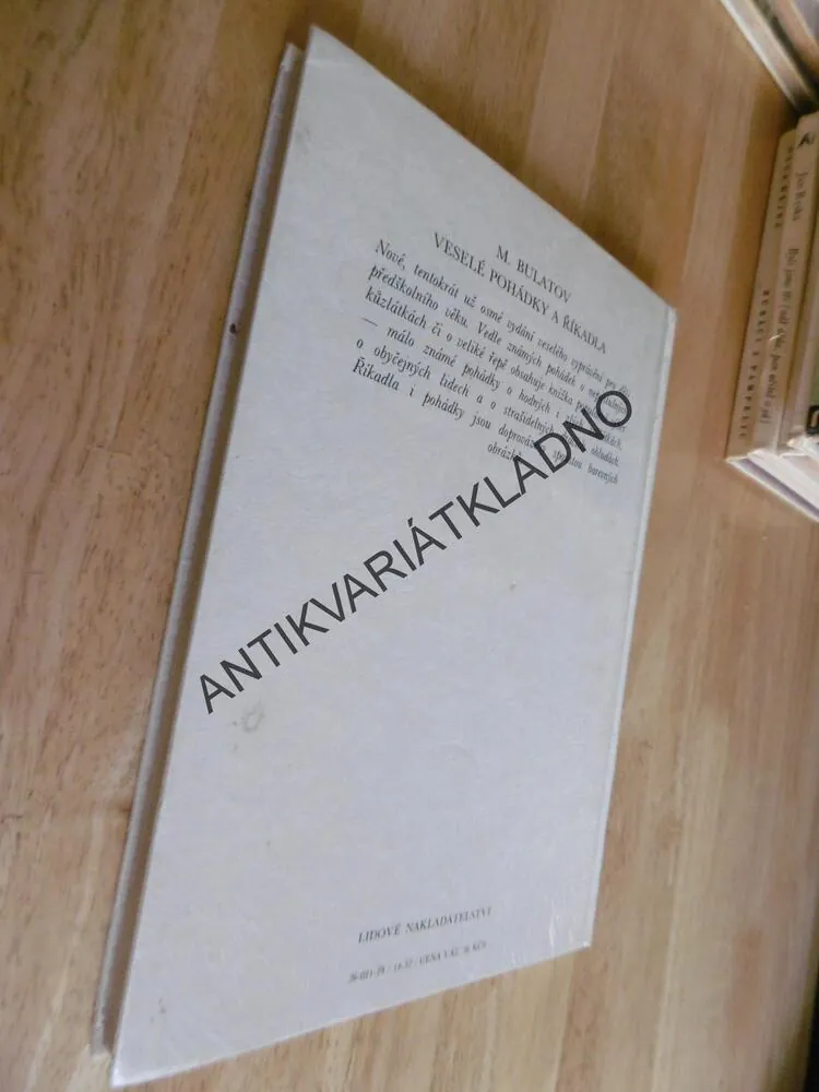 VESELÉ POHÁDKY A ŘÍKADLA, M.BULATOV, VODRÁŽKA, 1975, **an