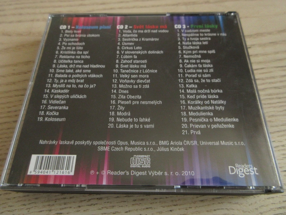 NEJVĚTŠÍ SLOVENSKÉ HITY, 3X CD HUDBA