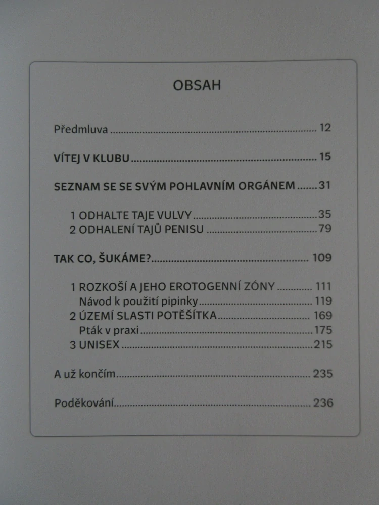 KLUB ROZKOŠE: TIPY A VYCHYTÁVKY PRO KVALITNÍ SEXUÁLNÍ ŽIVOT, JÜNE PLÃ, **an