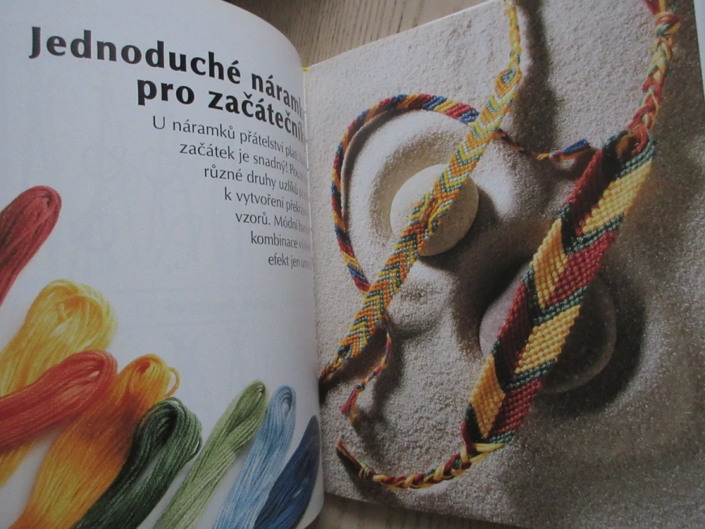 NÁRAMKY PŘÁTELSTVÍ Z BAREVNÉ PŘÍZE, KŮŽE I LÝKA, HEIDI GRUNDOVÁ-THORPEOVÁ, NATASCHA SANWALDOVÁ, **an