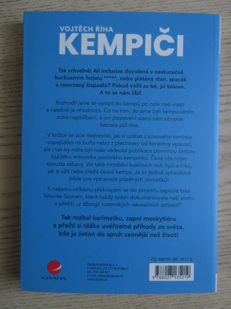 KEMPIČI, (NE)POSTRADATELNÁ RÁDCE PRO MILOVNÍKY KEMPINKU, VOJTĚCH ŘÍHA, **an