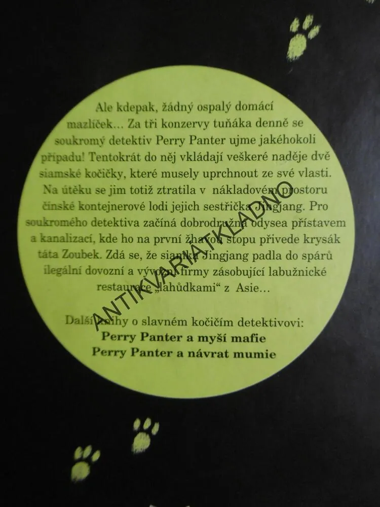 SOUKROMÝ DETEKTIV PERRY PANTER A PŘÍPAD ZTRACENÉ KOČKY, MARKUS GROLIK, **an