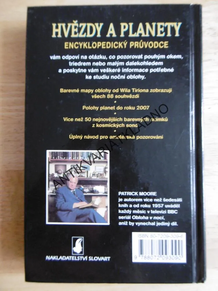 HVĚZDY A PLANETY, ENCYKLOPEDIE ,PRŮVODCE, PATRICK MOORE, **an