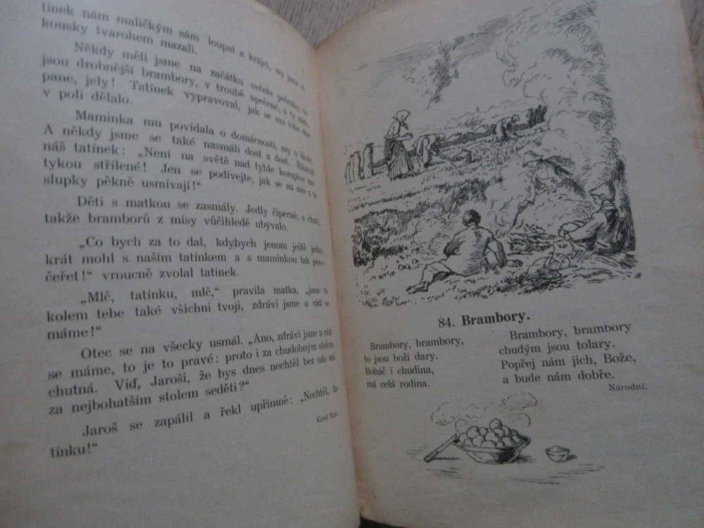 ČÍTANKA PRO ČESKÉ ŠKOLY OBECNÉ, DÍL 1., JAN JURSA, **an