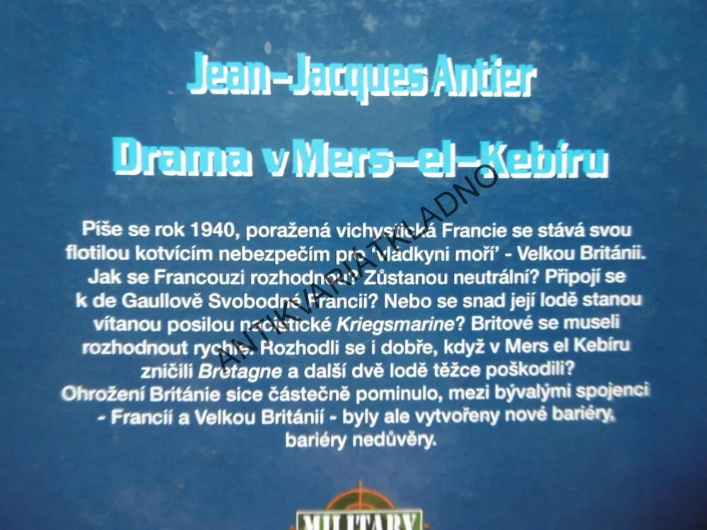 DRAMA V MERS-AL-KEBÍRU, JEAN -JACQUEAS ANTIER, **an