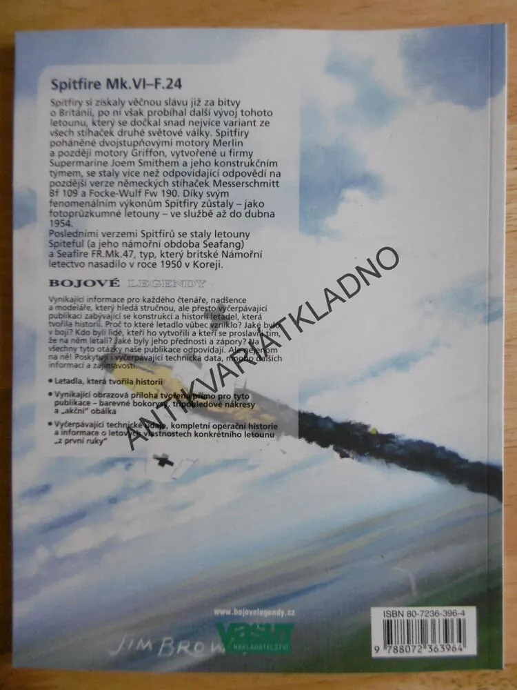 BOJOVÉ LEGENDY, SPITFIRE MK.VI-F.24, CAYGILL, **an