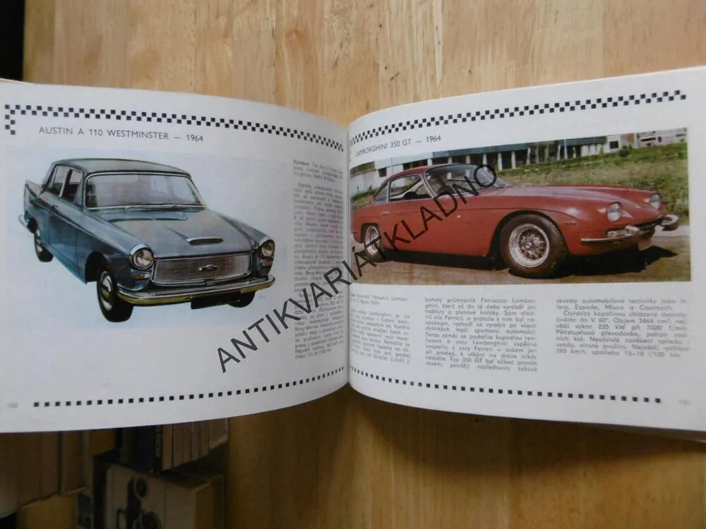 AUTOMOBILY 1941-1965, MINÁŘÍK, 1983, **an
