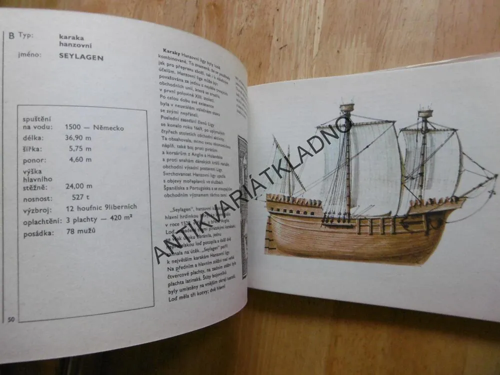 ATLAS LODÍ, OBCHODNÍ A NÁMOŘNÍ LODĚ, RŮŽIČKA, NADAS