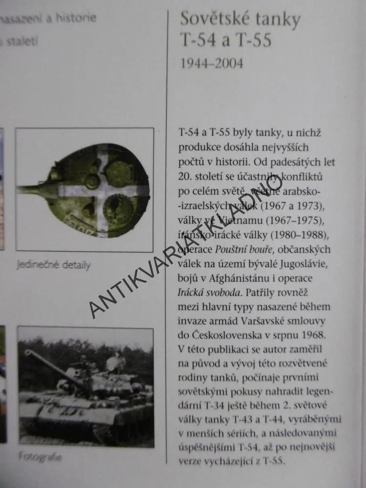 SOVĚTSKÉ TANKY T-54 A T-55, 1944-2004, ZALOGA
