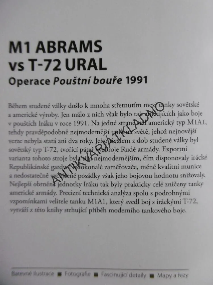 M1 ABRAMS VS T-72 URAL, OPERACE POUŠTNÍ BOUŘE 1991, ZALOGA