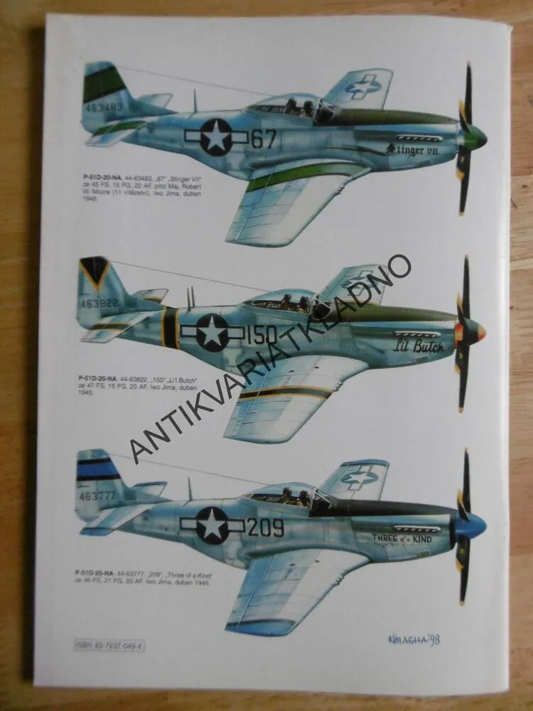 MONOGRAFIE 2., NORTH AMERICAN P-51 MUSTANG, P-82 TWIN MUSTANG