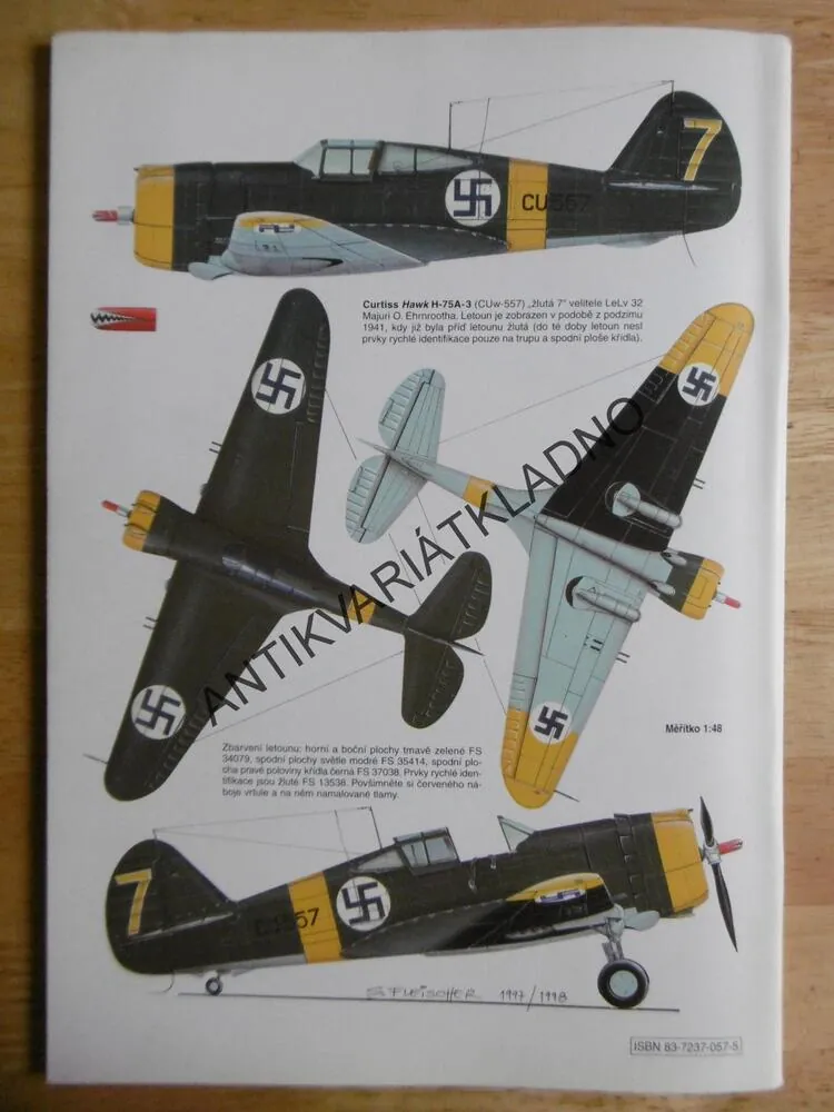 MONOGRAFIE 1., CURTISS P-36 HAWK