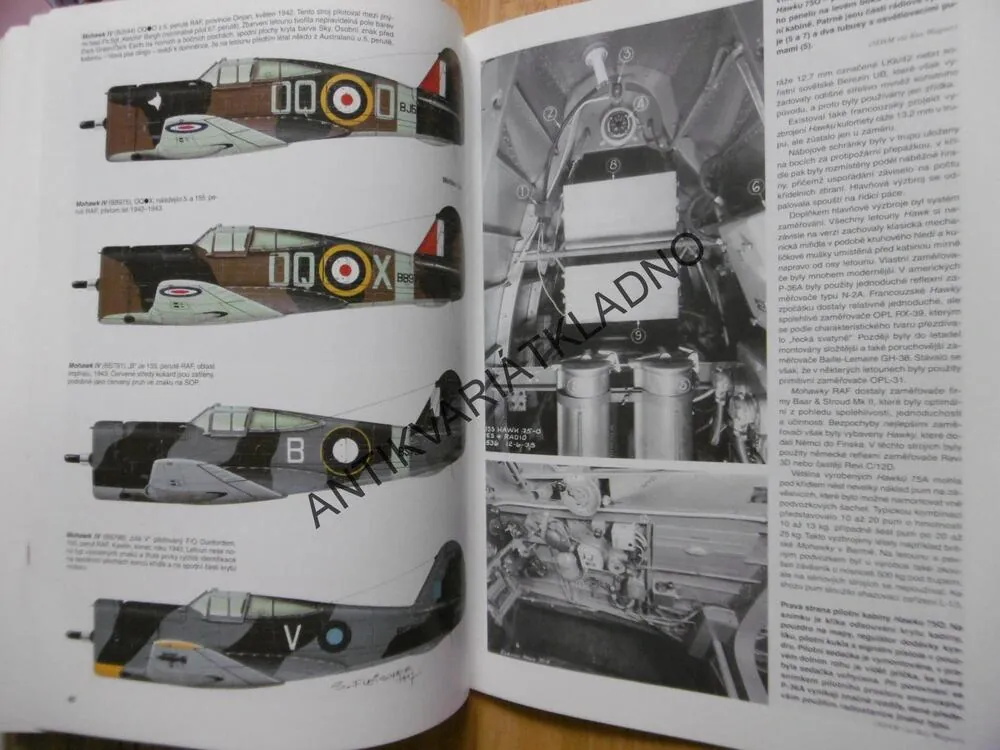 MONOGRAFIE 2., CURTISS P-36 HAWK