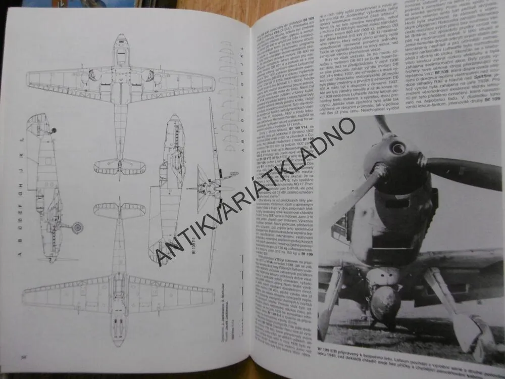 MONOGRAFIE 1., MESSERSCHMITT BF 109
