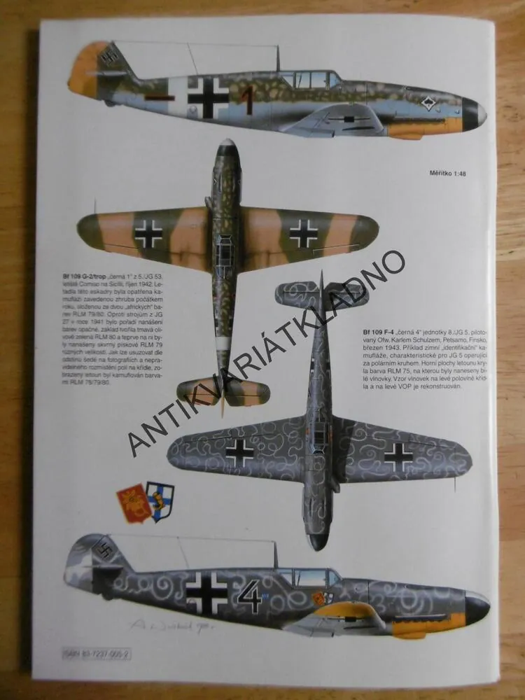 MONOGRAFIE 2., MESSERSCHMITT BF 109