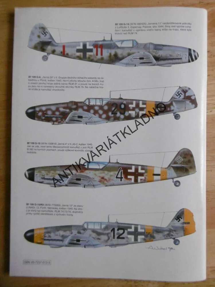 MONOGRAFIE 5., MESSERSCHMITT BF 109