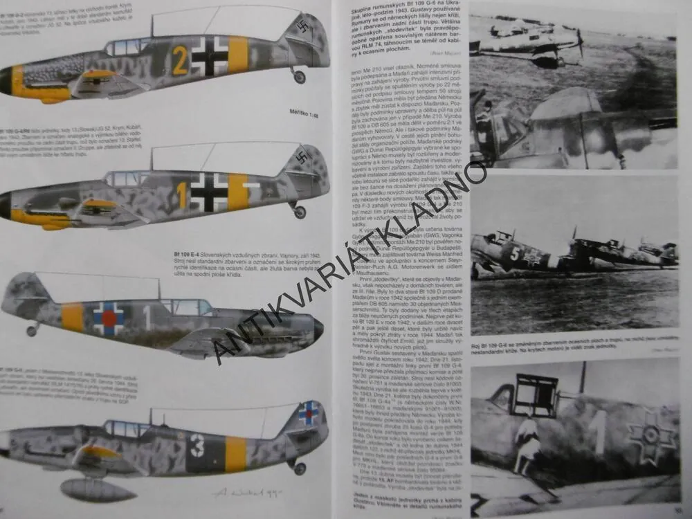 MONOGRAFIE 6., MESSERSCHMITT BF 109