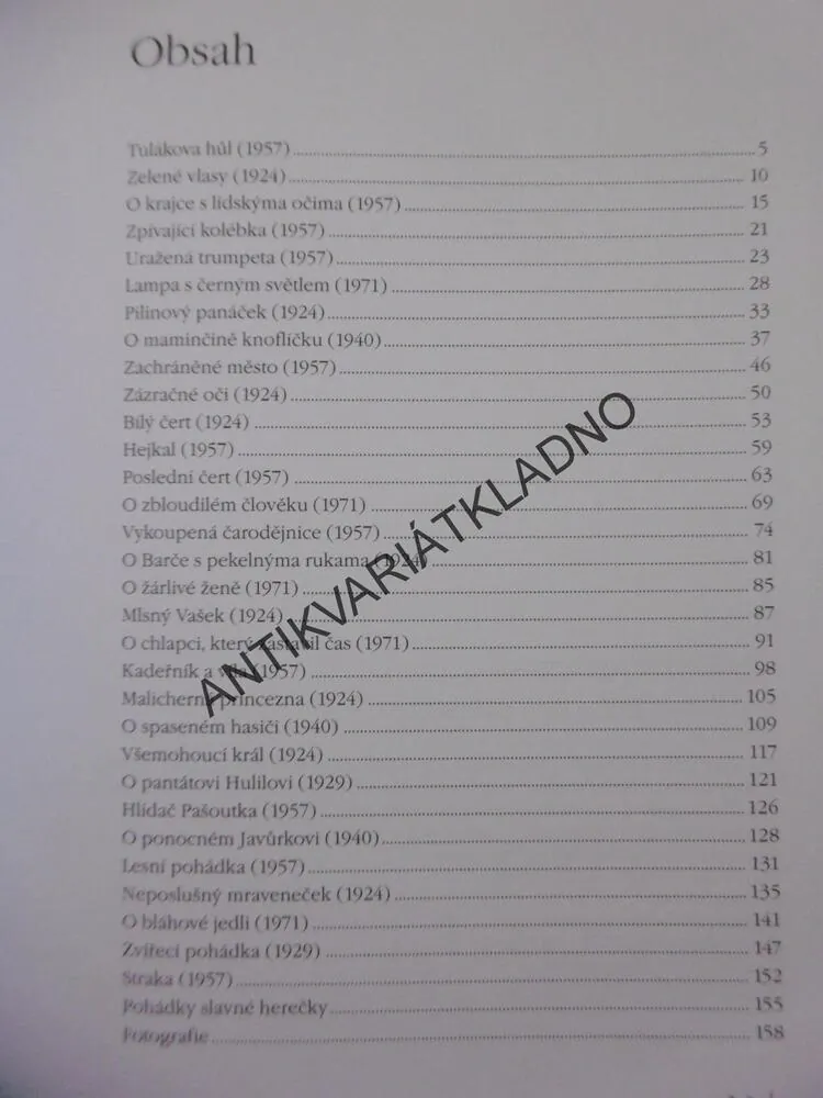 TULÁKOVA HŮL A JINÉ POHÁDKY, OLGA SCHEIPFLUGOVÁ, **an