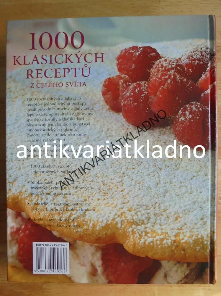 1000 KLASICKÝCH RECEPTŮ Z CELÉHO SVĚTA, KUCHAŘKA, **an