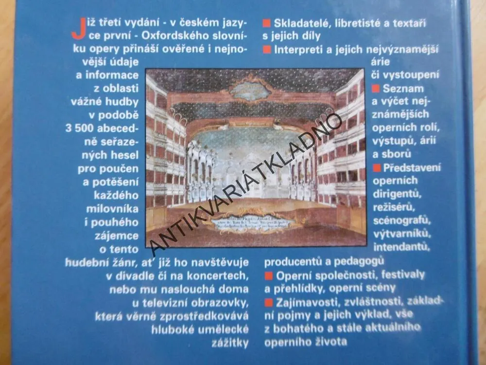 OXFORDSKÝ SLOVNÍK OPERY, WARRACK, EWAN WEST,