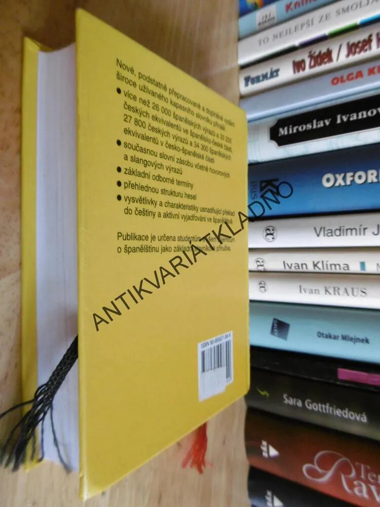 ŠPANĚLŠTINA, ČEŠTINA, PRAKTICKÝ SLOVNÍK S NOVÝMI VÝRAZY, PROKOPOVÁ, **an