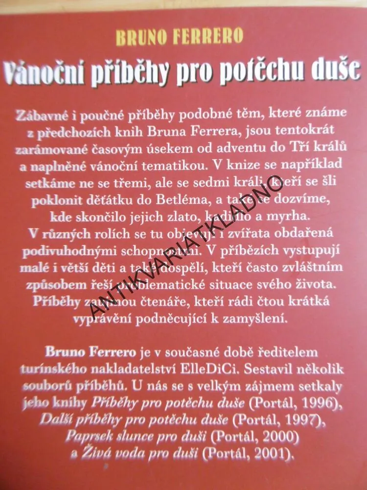 VÁNOČNÍ PŘÍBĚHY PRO POTĚCHU DUŠE, BRUNO FERRERO