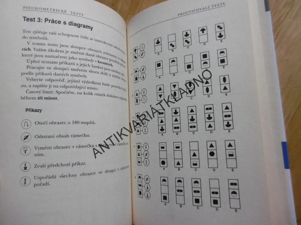 PSYCHOMETRICKÉ TESTY,TESTY, PARKINSON, **an