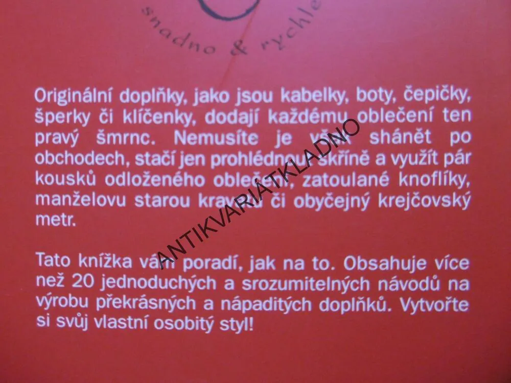 KABELKY A MÓDNÍ DOPLŇKY, MÓDA, ŠITÍ,