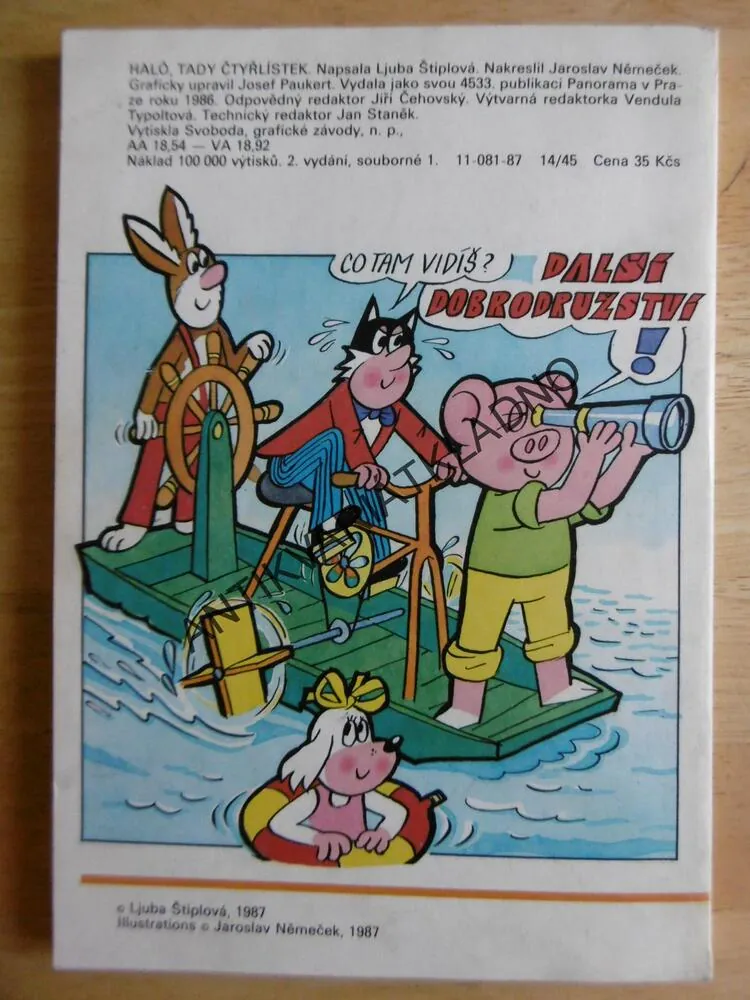 HALÓ, TADY ČTYŘLÍSTEK, ŠTÍPLOVÁ, NĚMEČEK