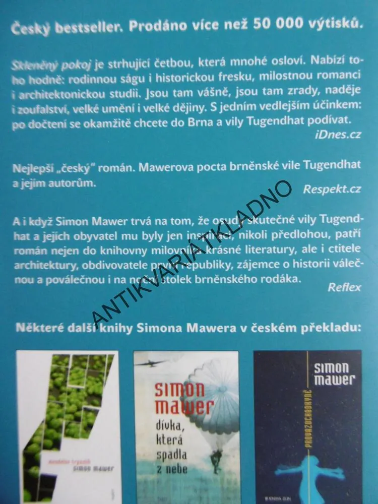 SKLENĚNÝ POKOJ, SIMON MAWER