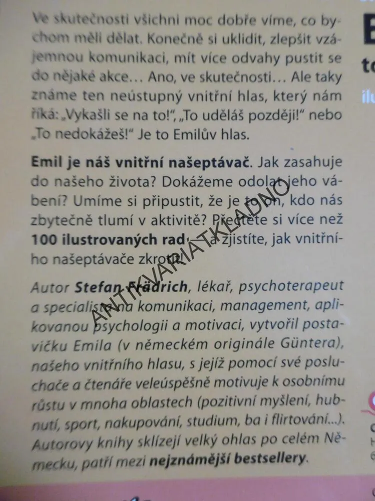 EMIL, TO ZVÍŘE V NÁS, FRÄDRICH, OSOBNÍ ROZVOJ,