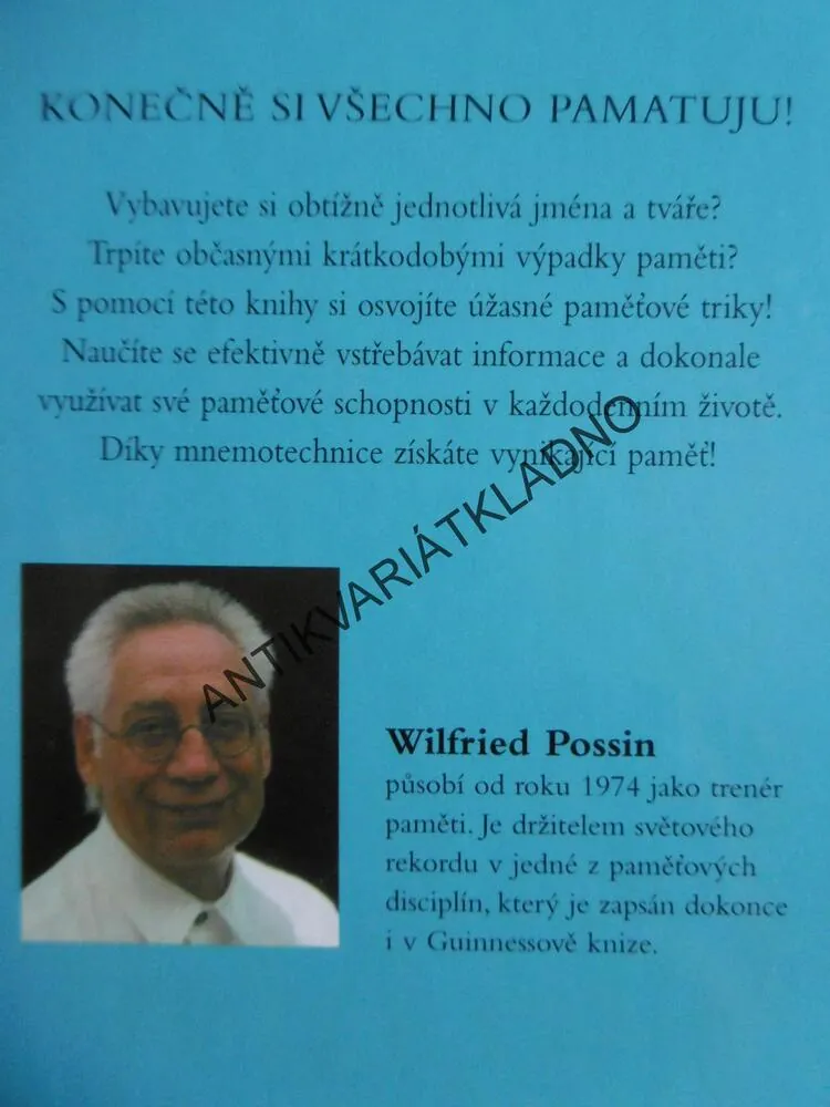 PAMĚŤ JAKO SLON, WILFRIED POSSIN, **an