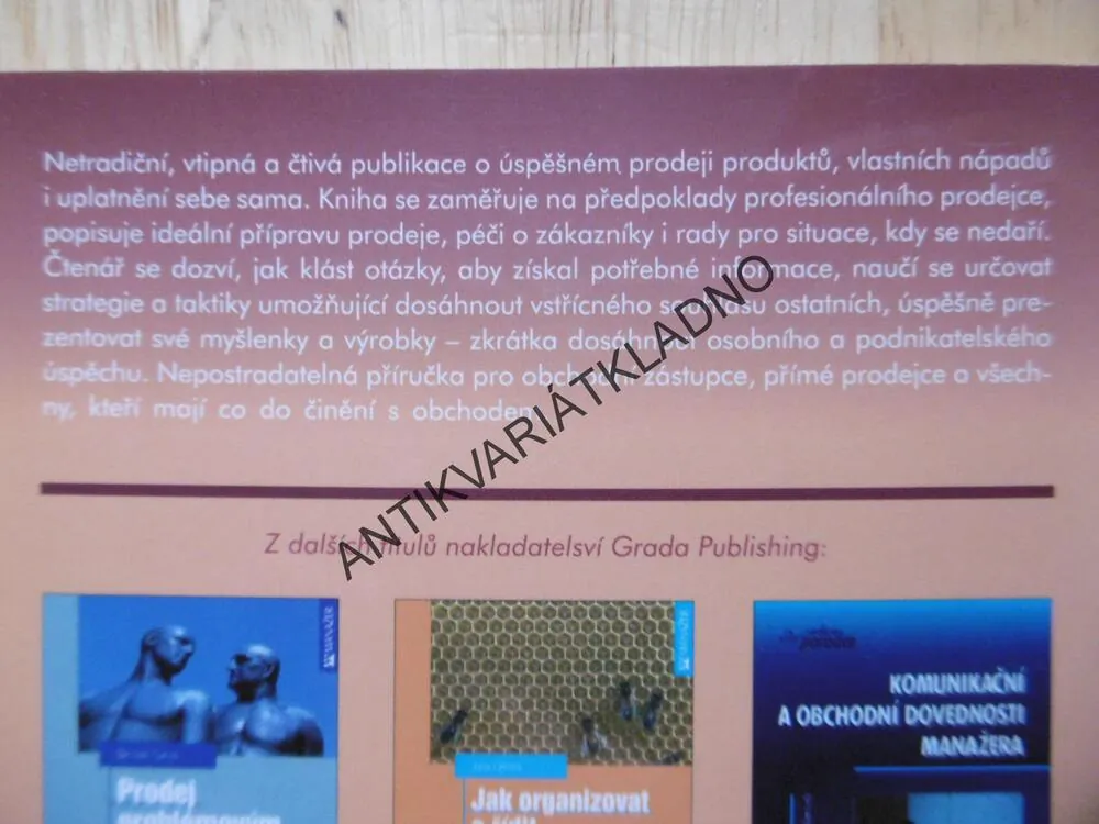 UMĚNÍ PRODÁVAT, EDICE PORADCE, REZEK, FILIPOVÁ