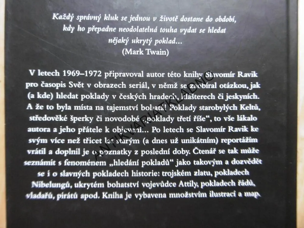 POKLADY POD NÁMI, SLAVOMÍR RAVIK, **an