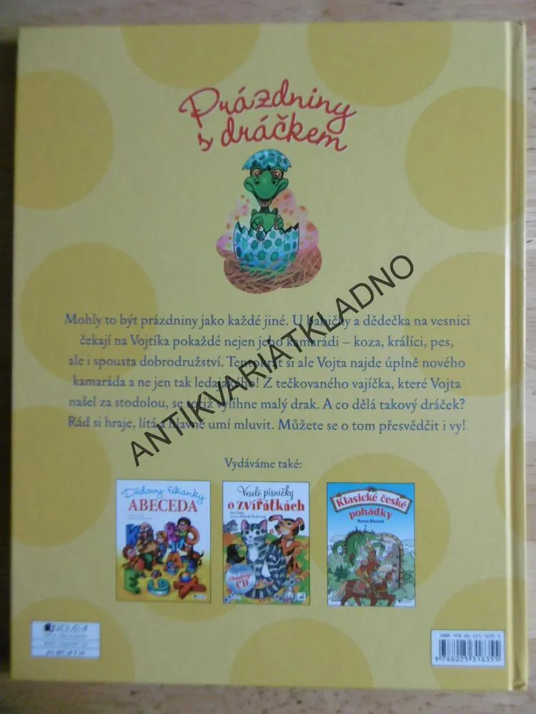 PRÁZDNINY S DRÁČKEM, VANĚČEK, ONDŘEJ ZAHRADNÍČEK, **an
