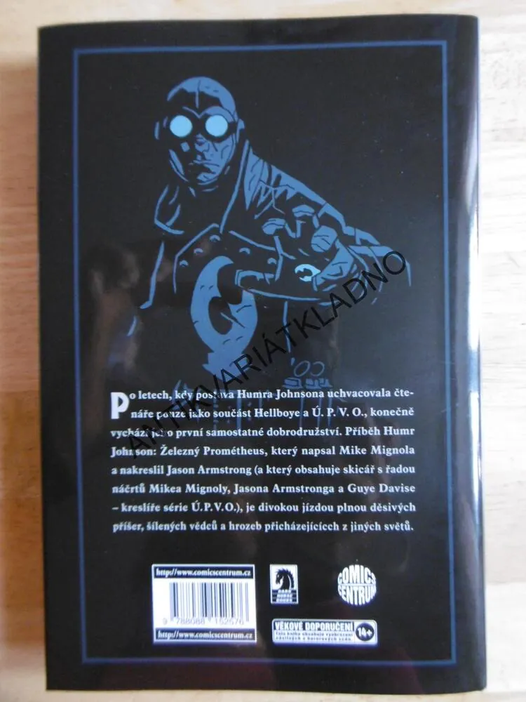 HELLBOY, HUMR JOHNSON,ŽELEZNÝ PROMÉTHEUS, MIKE MIGNOLA, KOMIKS 1