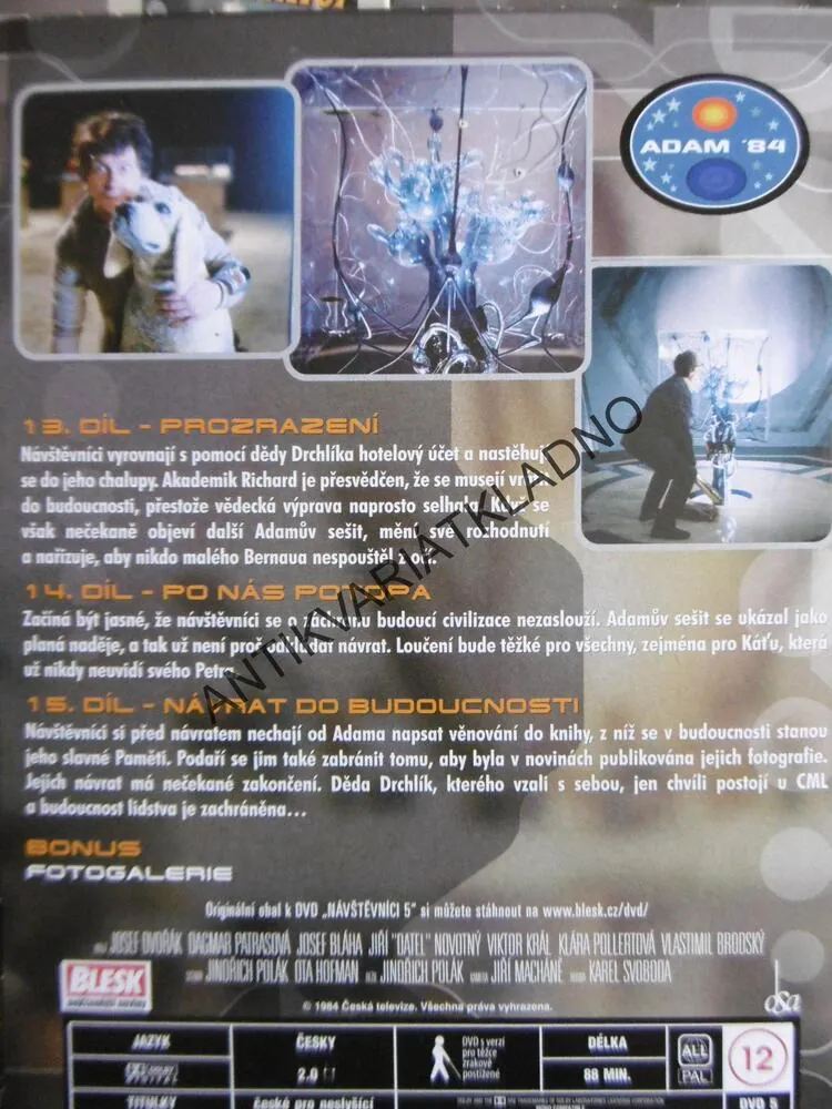 NÁVŠTĚVNÍCI, 1-5, DVD FILM SERIÁL