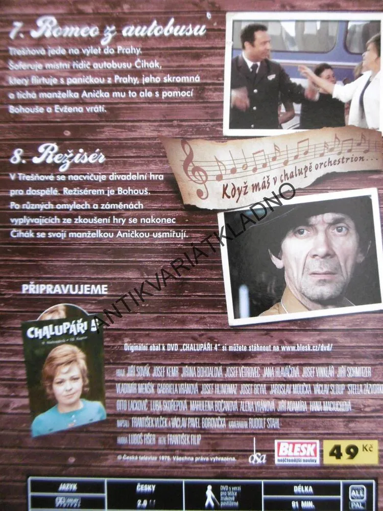 CHALUPÁŘI, 1-6, DVD FILM SERIÁL