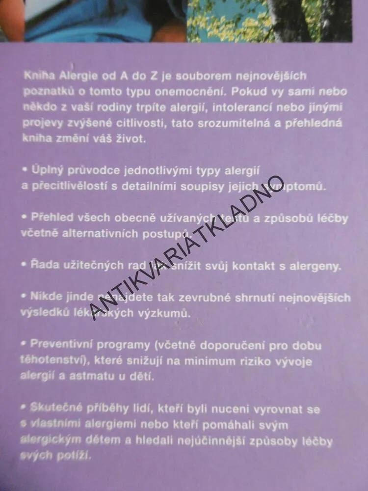 ALERGIE OD A DO Z, PŘÍČINY OBTÍŽÍ, DIAGNOSTIKA, LÉČBA, LINDA GAMLIN, **an