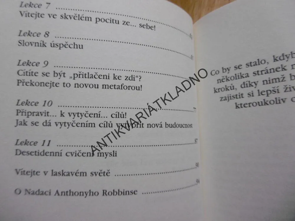 PŘÁTELSKÉ RADY, ANTHONY ROBBINS