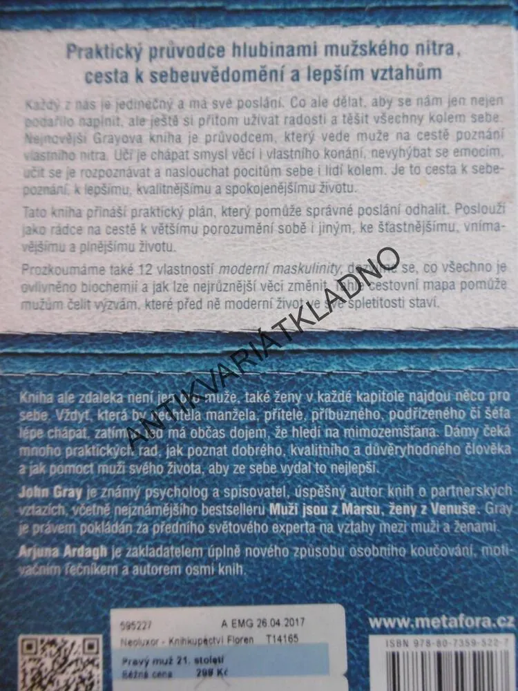 PRAVÝ MUŽ 21.STOLETÍ, JOHN GRAY, ARJUNA ARDAGH