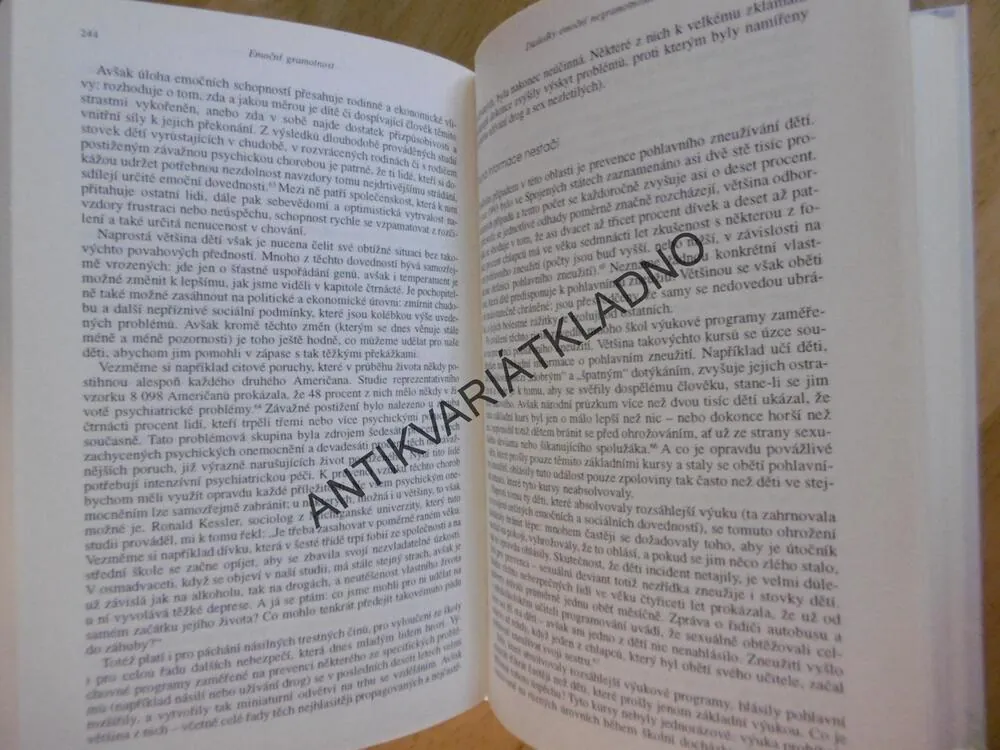 EMOČNÍ INTELIGENCE, JE DŮLEŽITĚJŠÍ NEŽ IQ, DANIEL GOLEMAN, **an