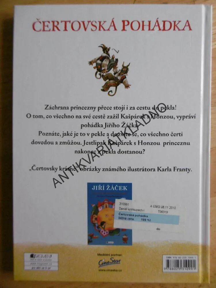 ČERTOVSKÁ POHÁDKA, JIŘÍ ŽÁČEK, KAREL FRANTA